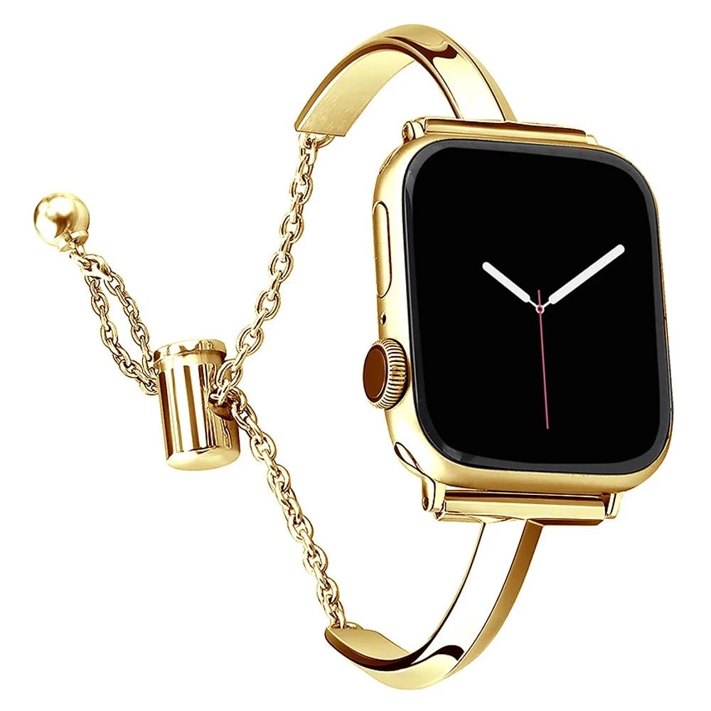 Lisslune | Luxury Stainless Steel Women's Watch Band – Adjustable and Water Resistant