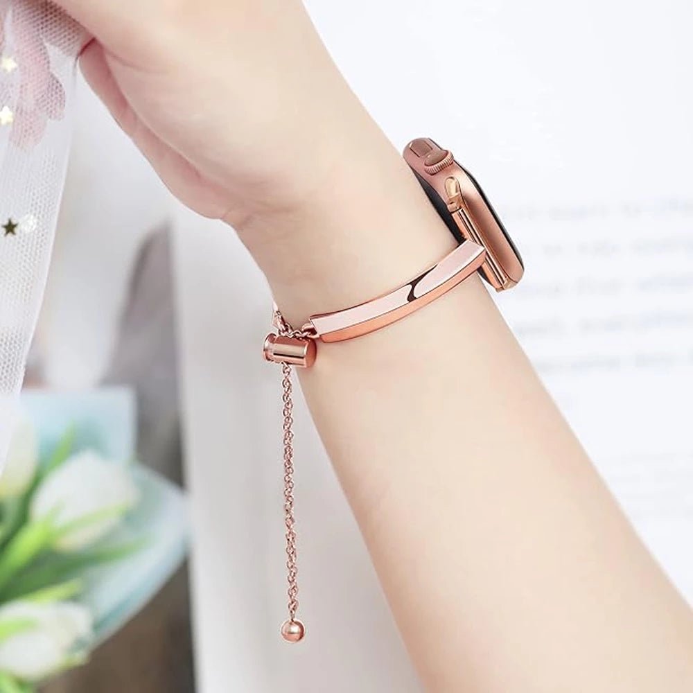 Lisslune | Luxury Stainless Steel Women's Watch Band – Adjustable and Water Resistant