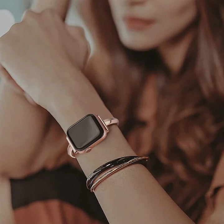 Lisslune | Luxury Stainless Steel Women's Watch Band – Adjustable and Water Resistant