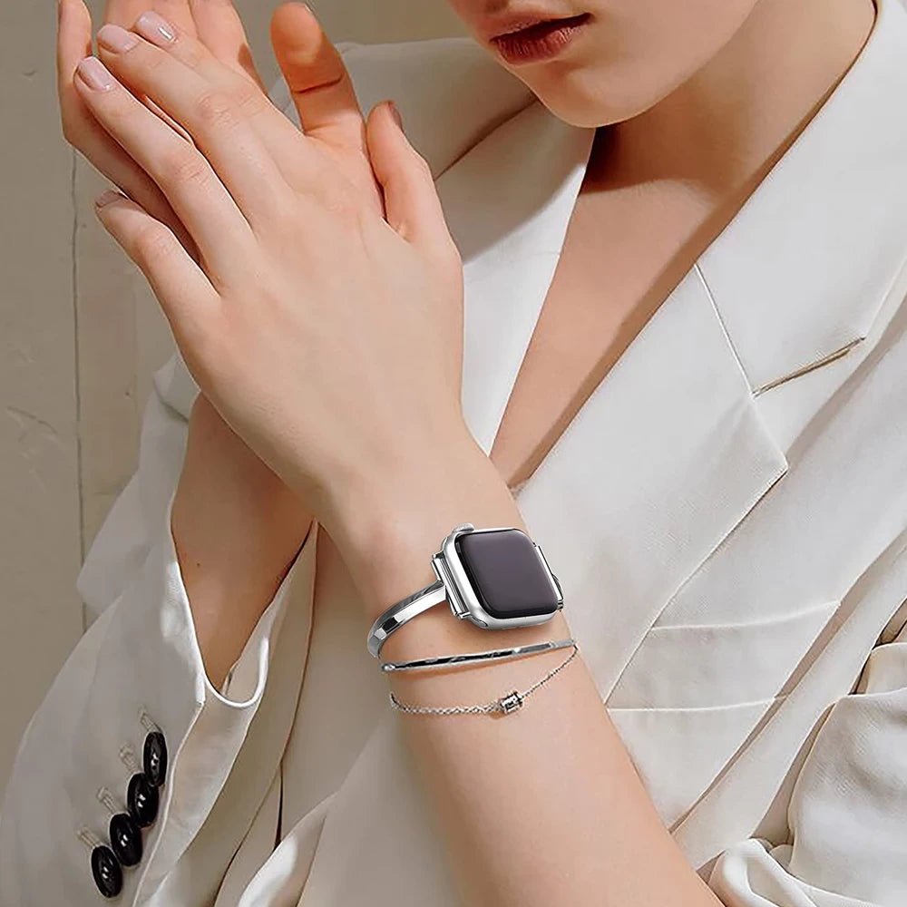 Lisslune | Luxury Stainless Steel Women's Watch Band – Adjustable and Water Resistant