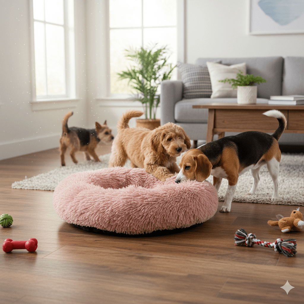 Lisslune | SLUMBERPAWS BED – Calming Dog Bed for Deep, Restful Sleep