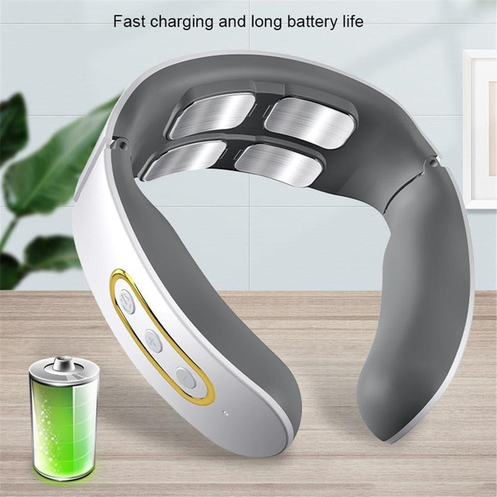 Lisslune | Smart 4D Neck and Shoulder Massager with Heat for Neck and Shoulder Relief