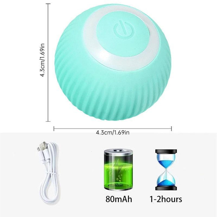 Lisslune | Electric Interactive Rolling Ball Toy for Cats - Endless Playtime Adventure