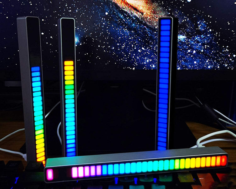 Lisslune | Smart Sound-Activated RGB Light Bar | Music Sync LED Ambient Lighting