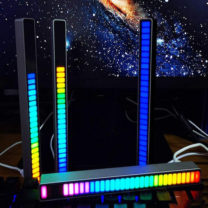 Lisslune | Sound Activated Light Bars LED - Enhance Ambient Room Lighting with Sound Sensitivity