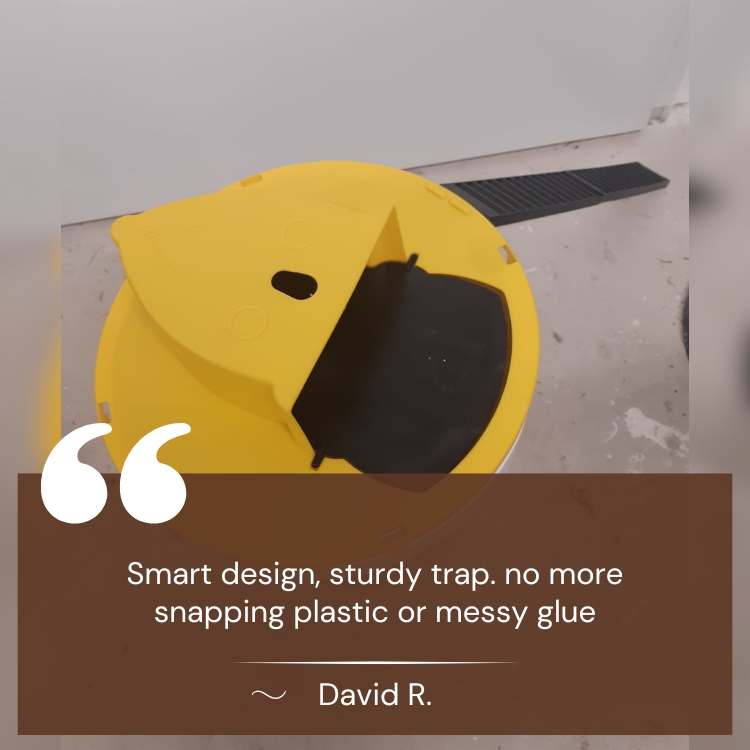 Lisslune | Smart Mouse Trap | Hands-Free, Safe for Families & Pets, Multiple Capture Design for Effective Rodent Control