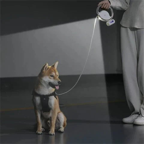 Lisslune | SmartLead – Automatic Dog Leash with LED Light and Waste Bag Holder