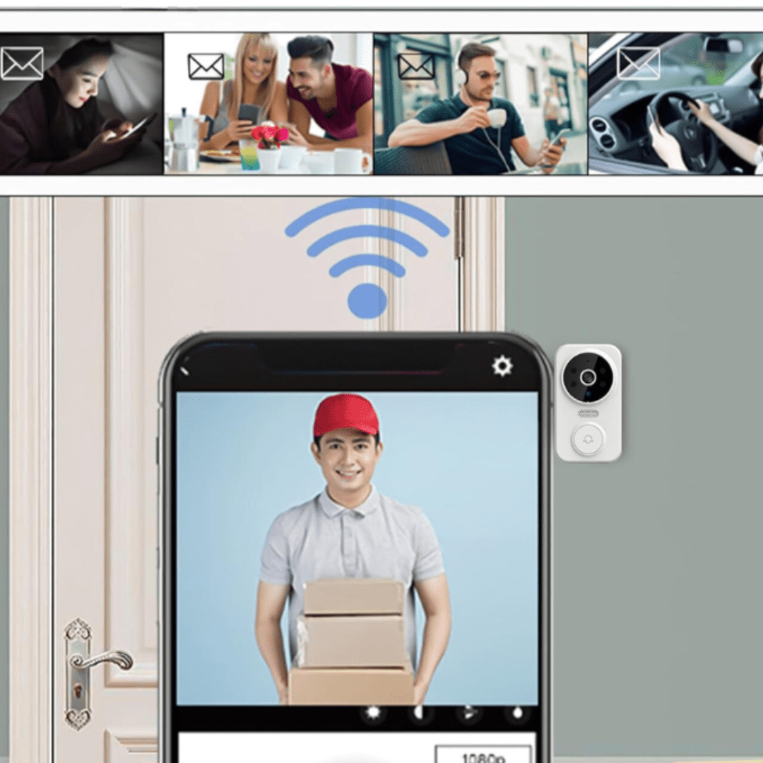 Lisslune | SmartView Doorbell – Intelligent Doorbell with HD Camera & Motion Sensor