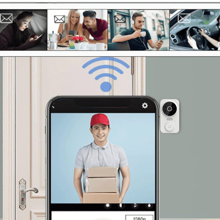 Lisslune | SmartView Doorbell – Intelligent Doorbell with HD Camera & Motion Sensor