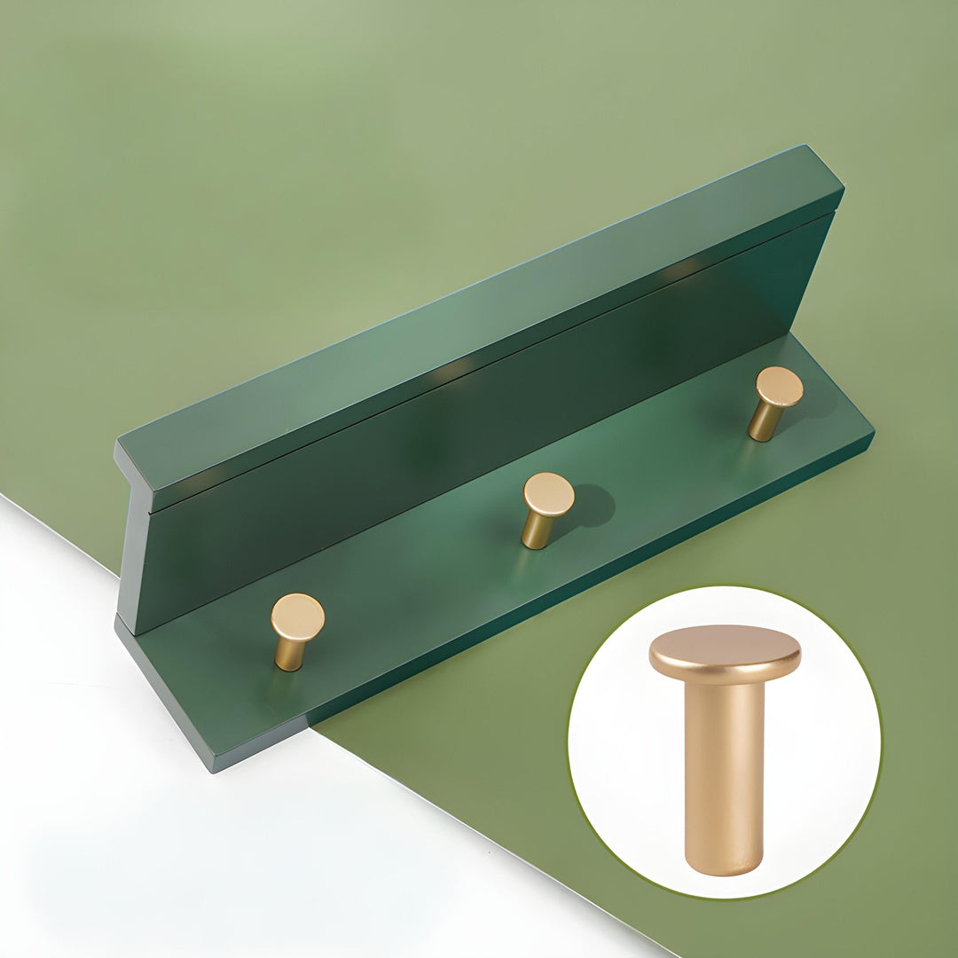 Lisslune | Smash Wall Shelf with Hooks – Multifunctional Wooden Storage Rack for Any Room