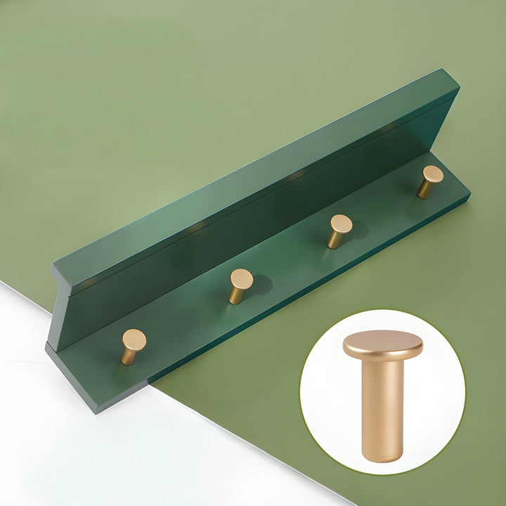 Lisslune | Smash Wall Shelf with Hooks – Multifunctional Wooden Storage Rack for Any Room