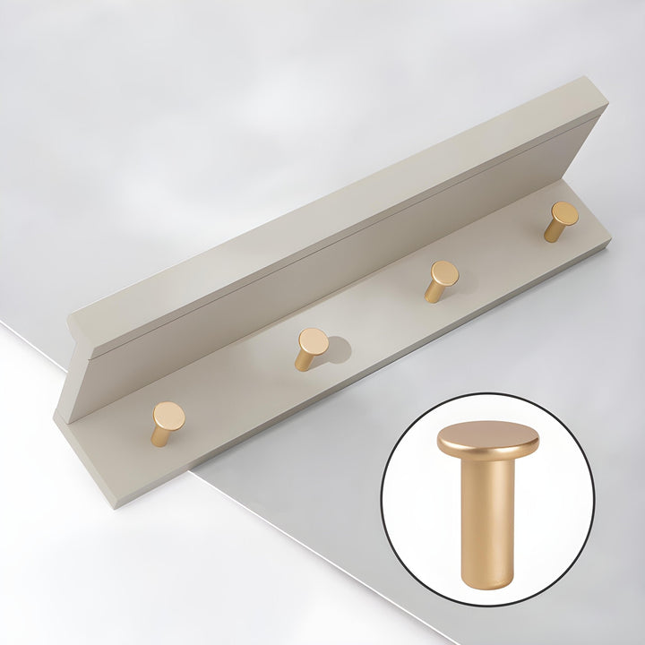 Lisslune | Smash Wall Shelf with Hooks – Multifunctional Wooden Storage Rack for Any Room