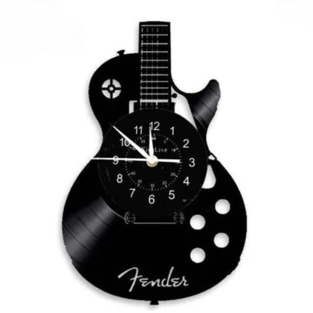 Lisslune | MelodiTime Guitar Wall Clock – Musical Design for Your Home