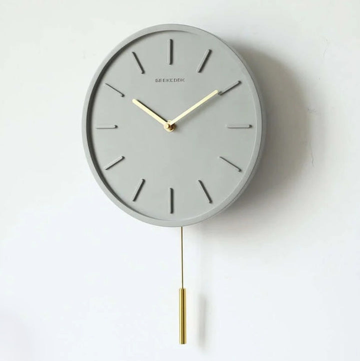 Lisslune | PendulumCraft - Scandinavian Cement Wall Clock