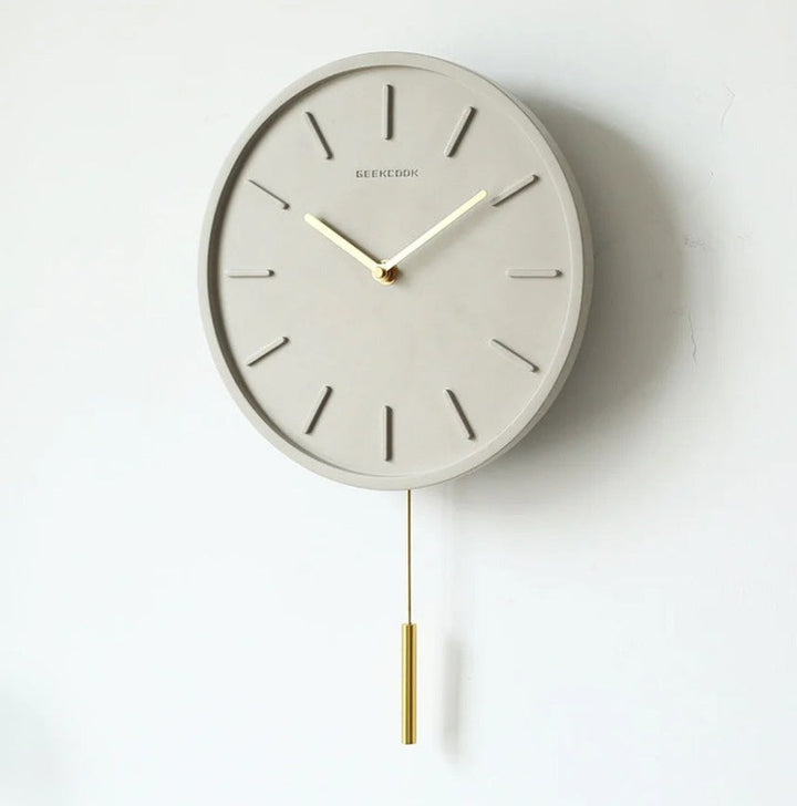 Lisslune | PendulumCraft - Scandinavian Cement Wall Clock