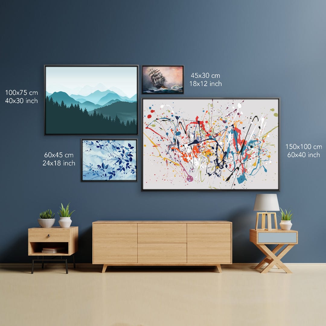 Lisslune | Snow Leopard Canvas
