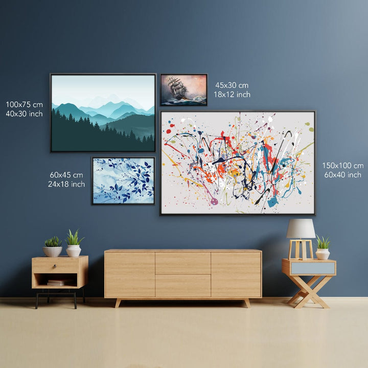 Lisslune | Snow Leopard Canvas
