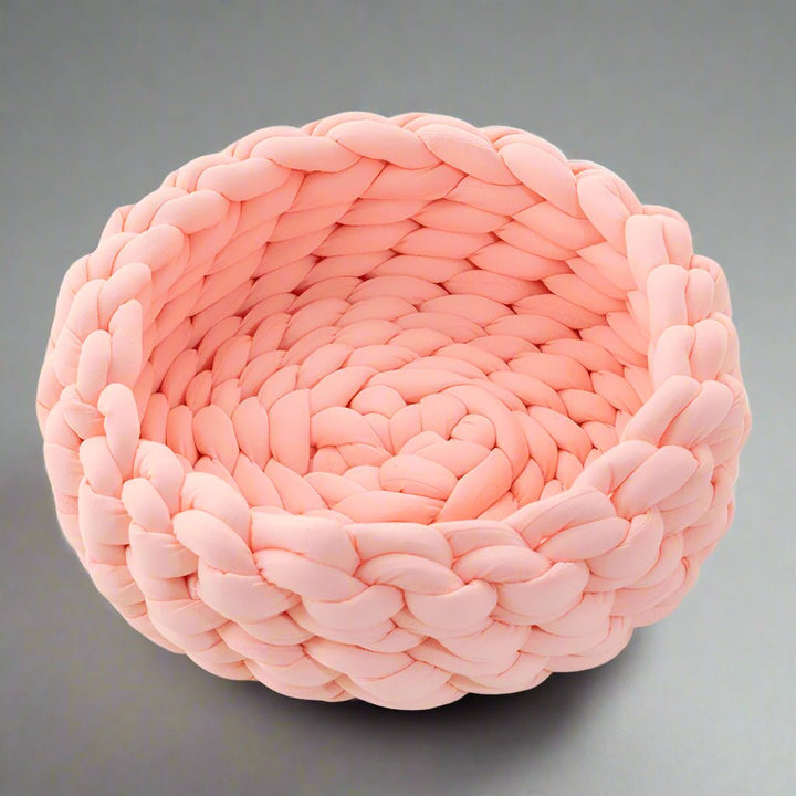 Lisslune | SNUGWOOL – Soft Woolen Basket for Pets with High Edge Support