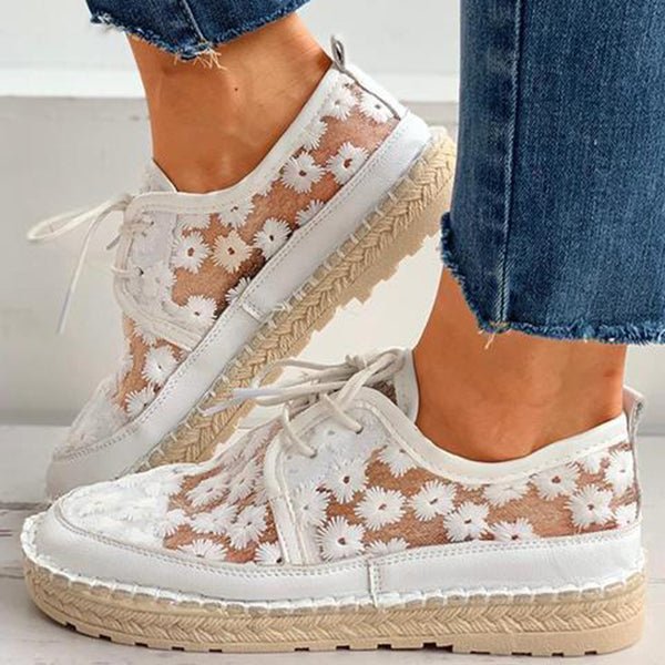 Lisslune | Orthopedic stylish shoe with floral design