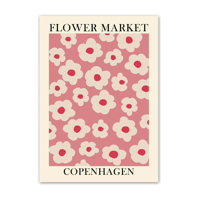 Rynx | Flower Market Canvas Poster