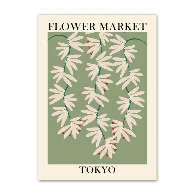 Rynx | Flower Market Canvas Poster