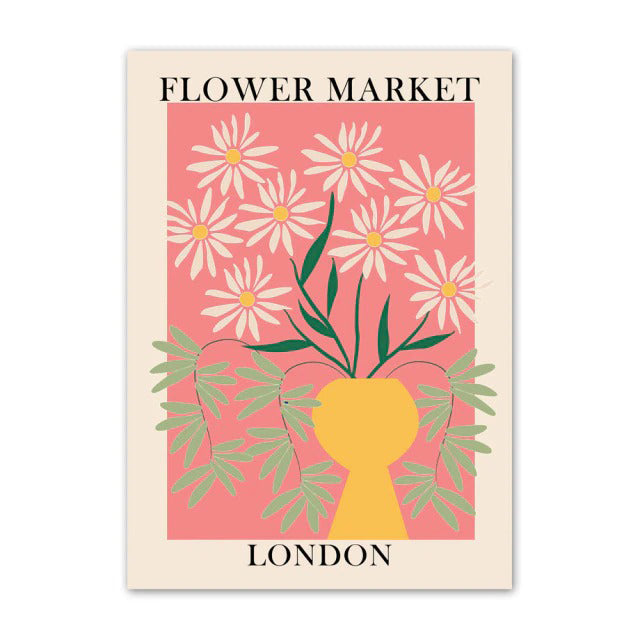 Rynx | Flower Market Canvas Poster