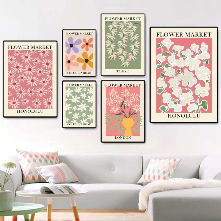 Rynx | Flower Market Canvas Poster