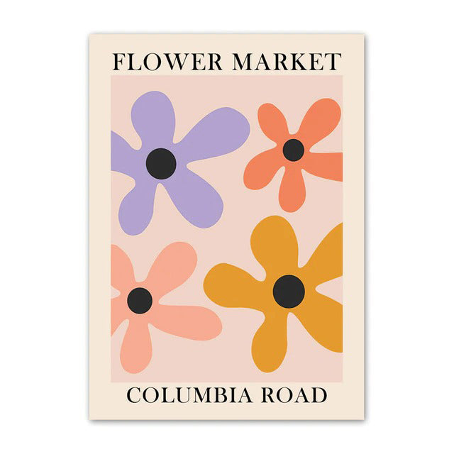 Rynx | Flower Market Canvas Poster