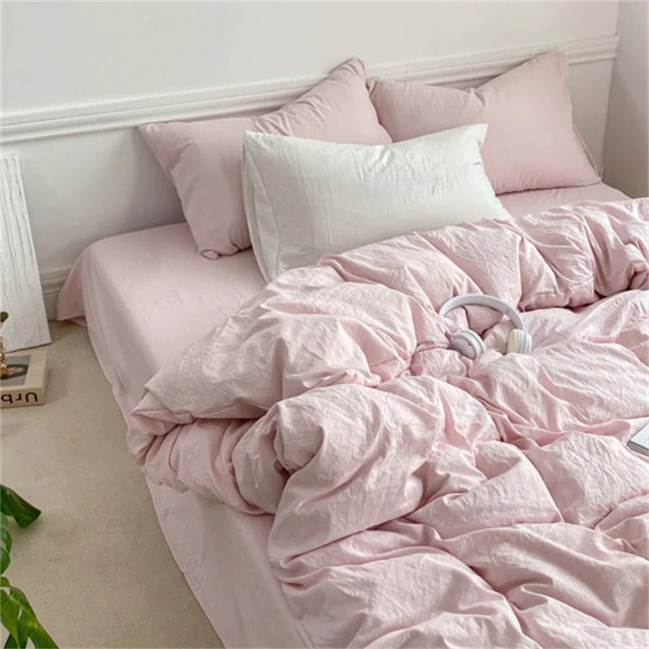 Rynx | wrinkled sheet bedding set