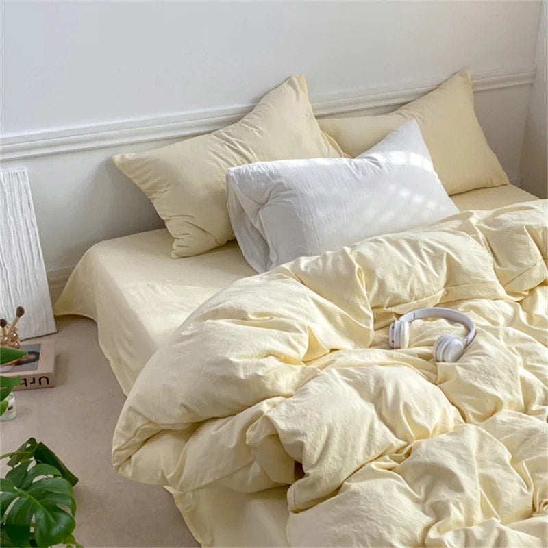 Rynx | wrinkled sheet bedding set