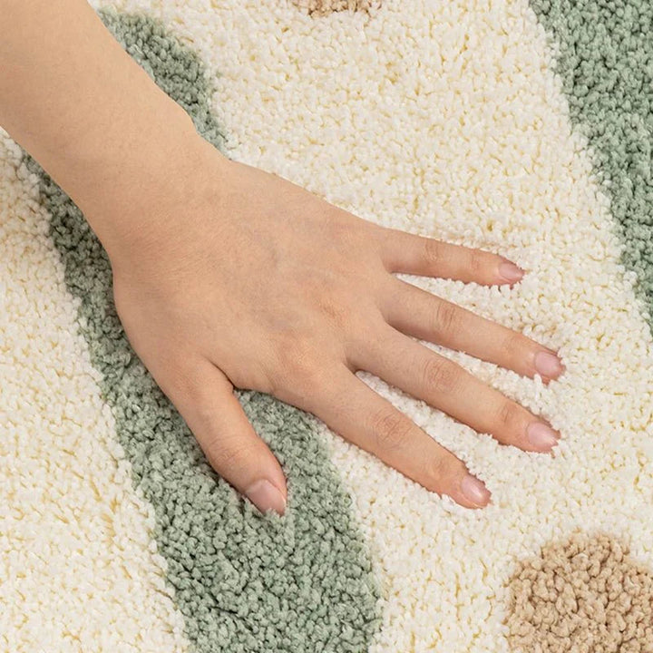 Lisslune | SoftShape Bath Mat - Geometric Luxury for Your Bathroom