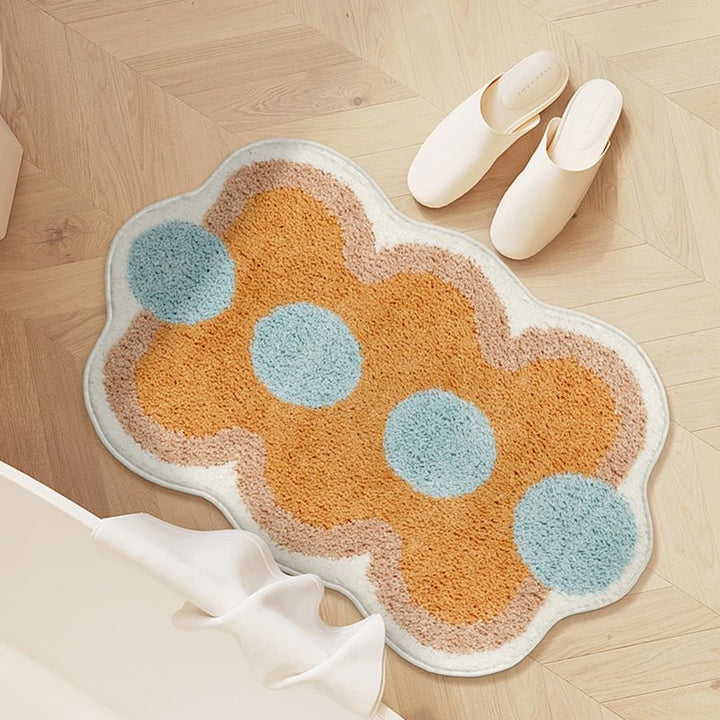 Lisslune | SoftShape Bath Mat - Geometric Luxury for Your Bathroom