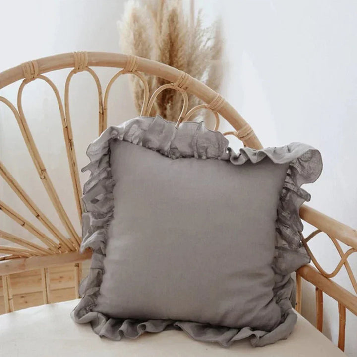 Lisslune | Soft Linen Ruffle Pillowcase
