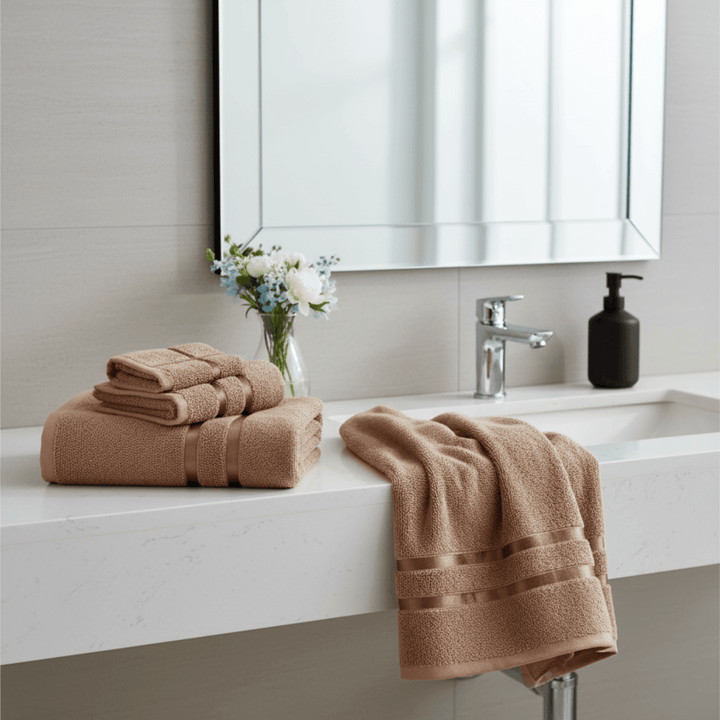 Lisslune | Opulenze Roman Hand & Face Towels | Plush, lightweight towels designed for style and daily care
