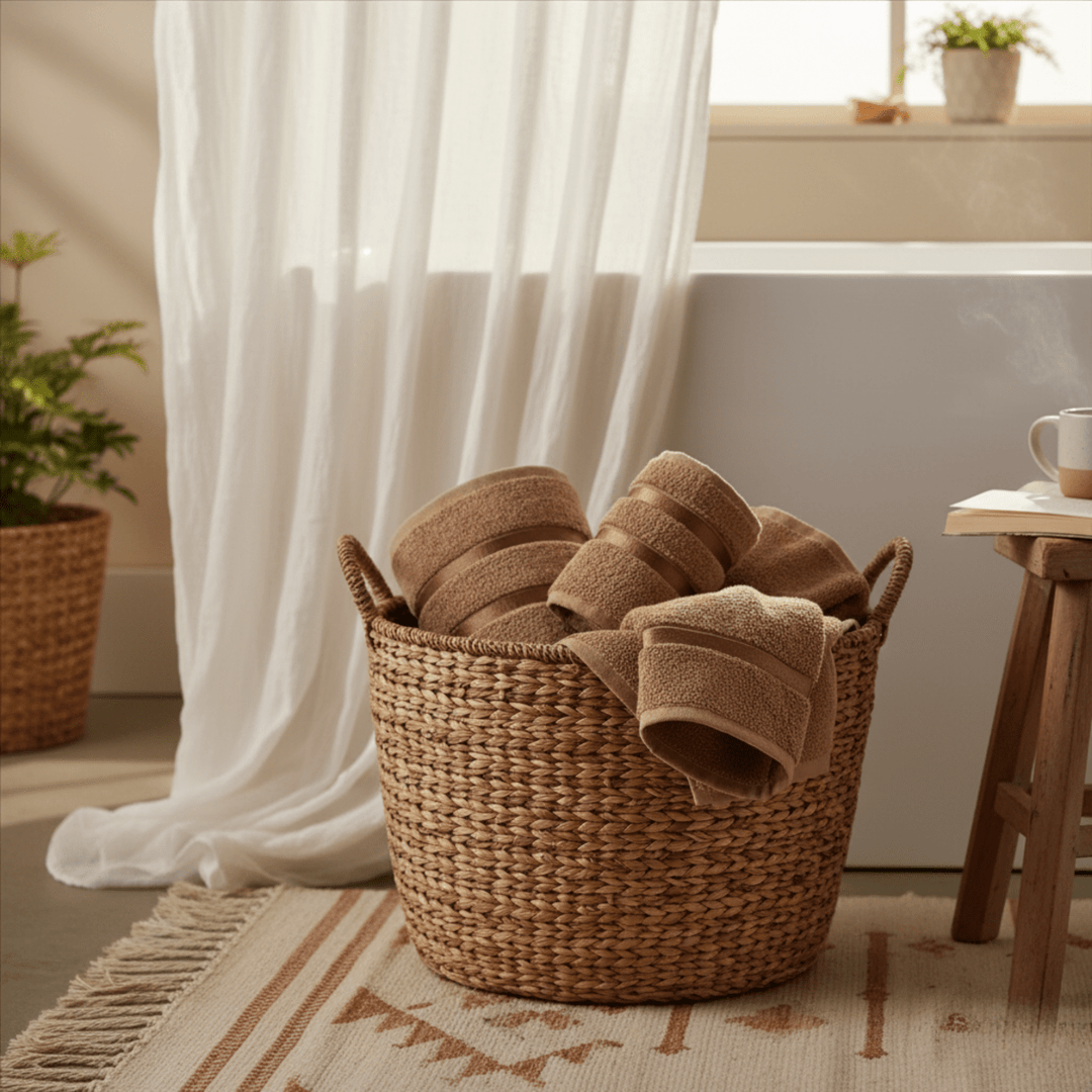 Lisslune | Opulenze Roman Hand & Face Towels | Plush, lightweight towels designed for style and daily care