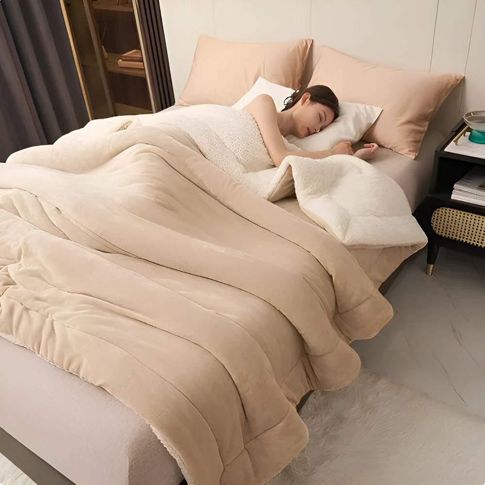 Lisslune | SOFTHUG LUXE – Plush Flannel Fleece Blanket for Comfort & Style