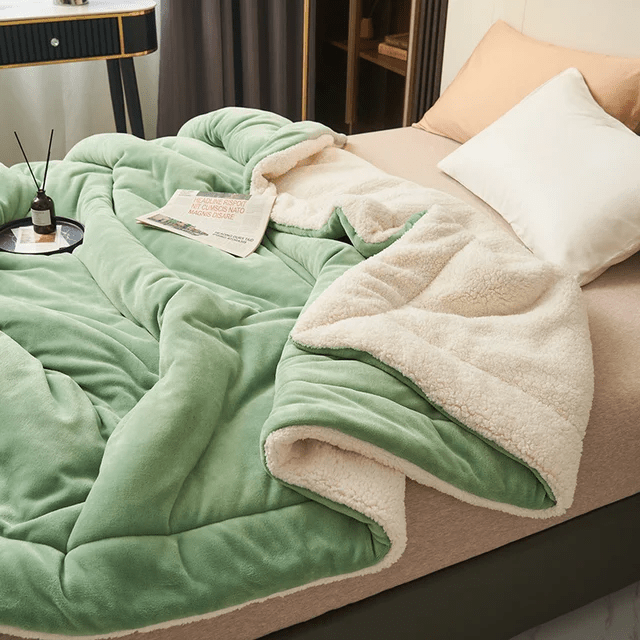 Lisslune | SOFTHUG LUXE – Plush Flannel Fleece Blanket for Comfort & Style