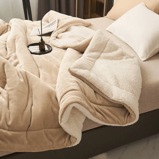 Lisslune | SOFTHUG LUXE – Plush Flannel Fleece Blanket for Comfort & Style