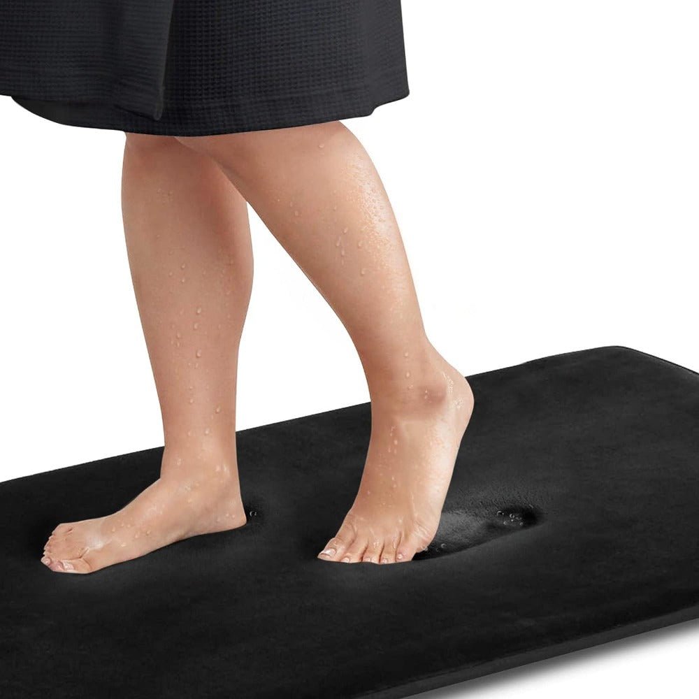Lisslune | MEMORICUSH – Memory Foam Bath Mat for Spa-Like Comfort