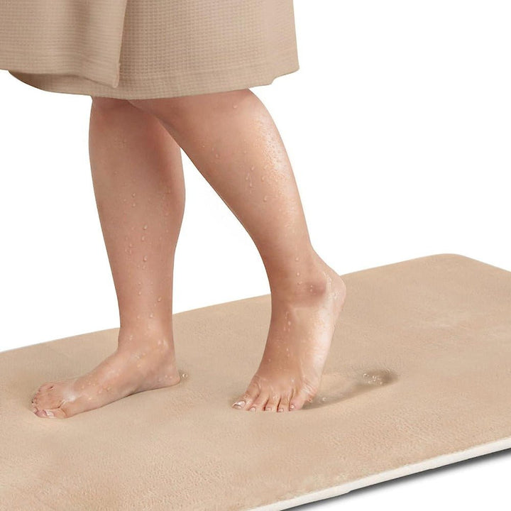 Lisslune | MEMORICUSH – Memory Foam Bath Mat for Spa-Like Comfort