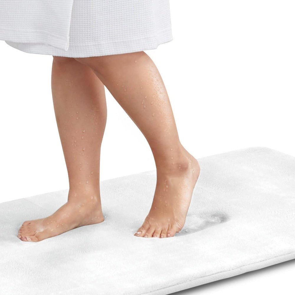 Lisslune | MEMORICUSH – Memory Foam Bath Mat for Spa-Like Comfort