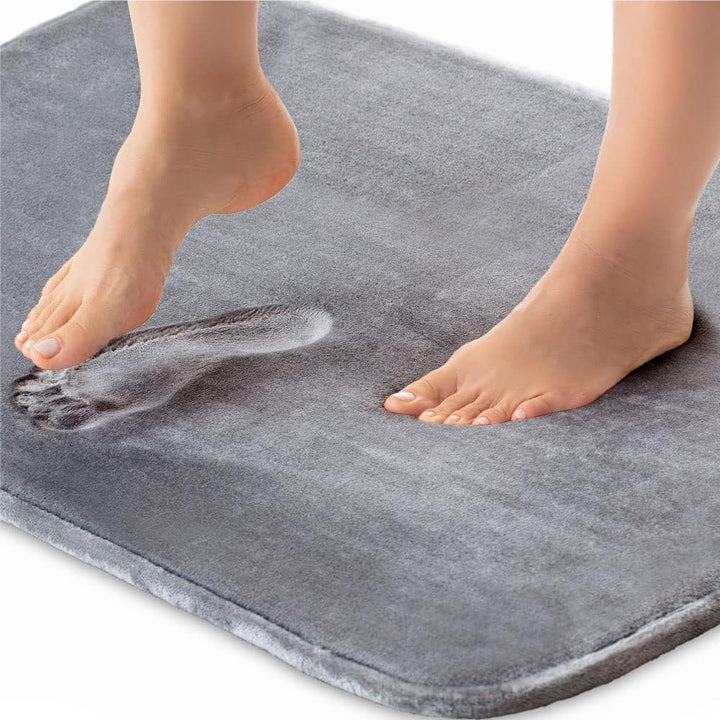 Lisslune | MEMORICUSH – Memory Foam Bath Mat for Spa-Like Comfort