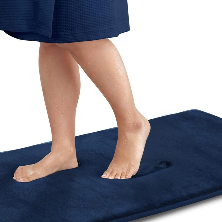 Lisslune | MEMORICUSH – Memory Foam Bath Mat for Spa-Like Comfort