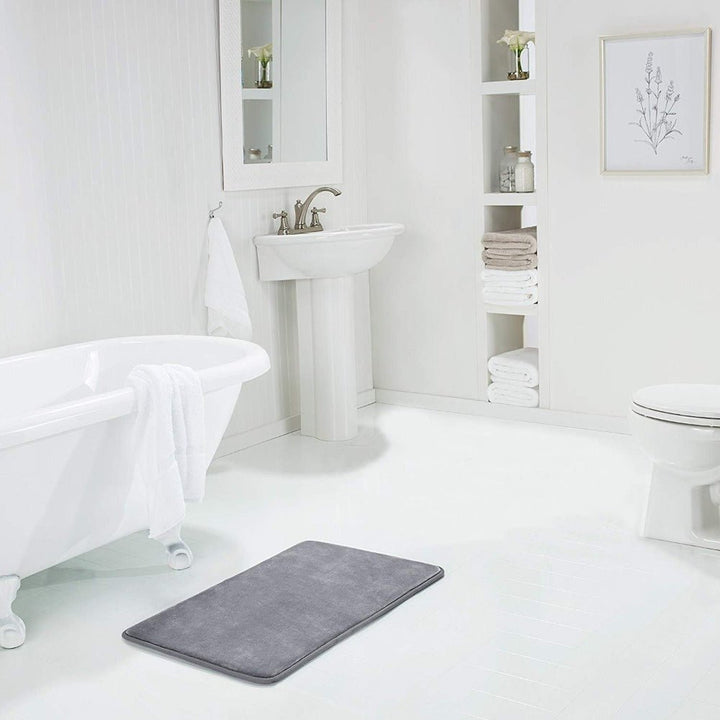 Lisslune | MEMORICUSH – Memory Foam Bath Mat for Spa-Like Comfort
