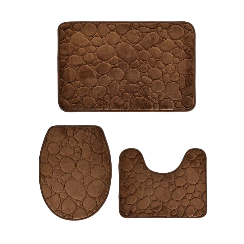 Lisslune | Softura – 3-Piece Non-Slip Bathroom Mat Set with Comfort & Style