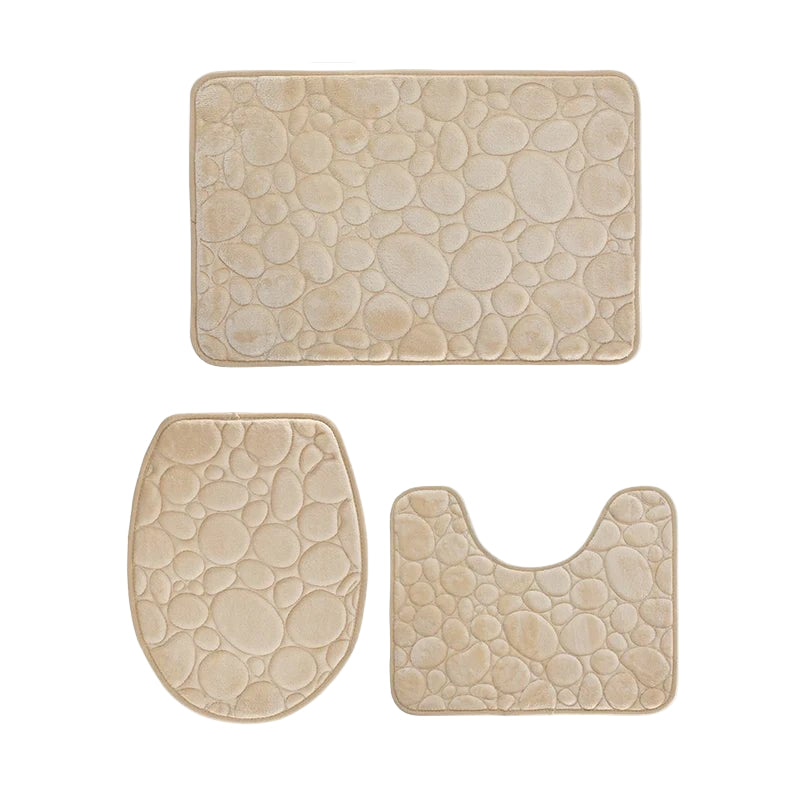 Lisslune | Softura – 3-Piece Non-Slip Bathroom Mat Set with Comfort & Style
