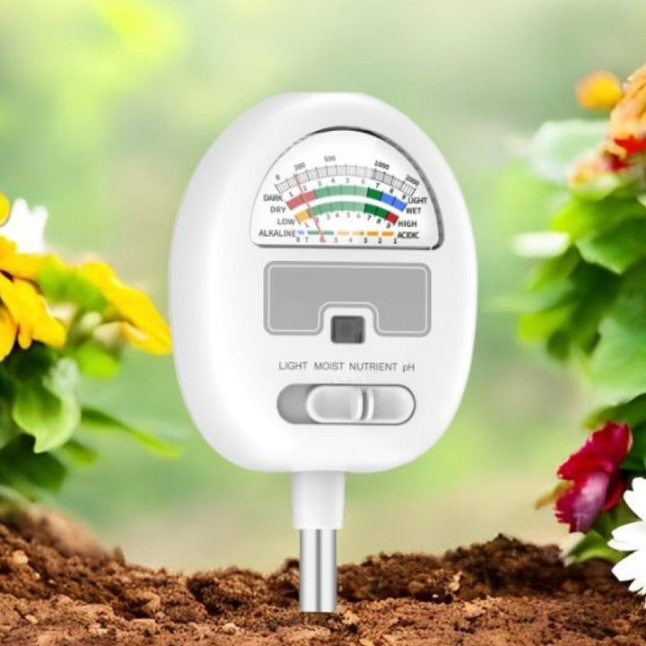 Lisslune | 4-In-1 Smart Soil Meter for Precise Plant Care Monitoring