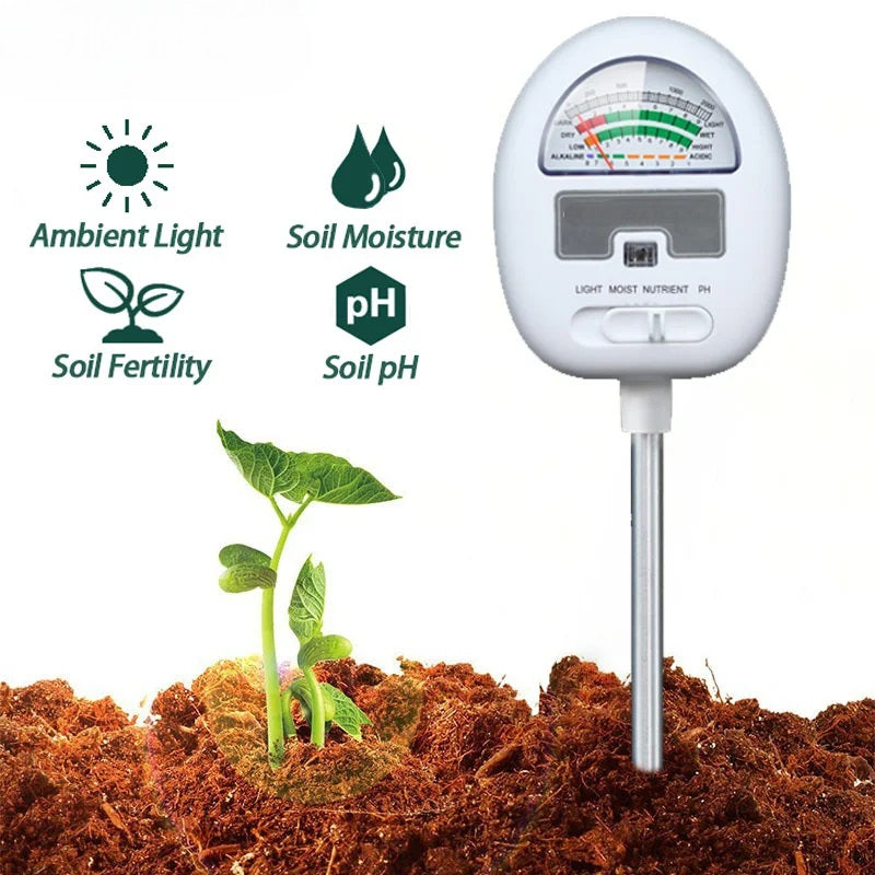 Lisslune | 4-In-1 Smart Soil Meter for Precise Plant Care Monitoring