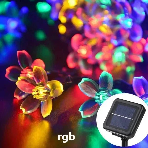 Lisslune | Solar Honey Bee String Lights - Waterproof Lights for Garden, Christmas, Wedding, Party Outdoor Lighting