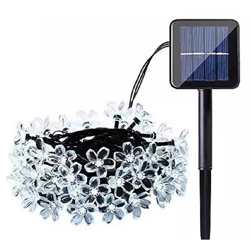 Lisslune | Solar Cherry Blossom String Lights – Waterproof Fairy Lighting for Gardens, Weddings, Parties, & Christmas Décor